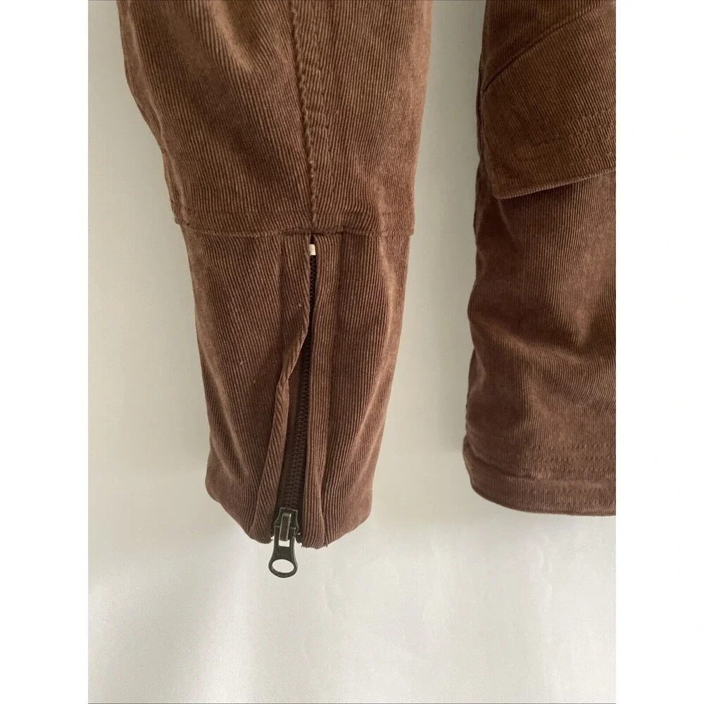 Burton DRYRIDE Jacket Snowboarding Ski Coat Brown Corduroy Women's Size S - Picture 4 of 14